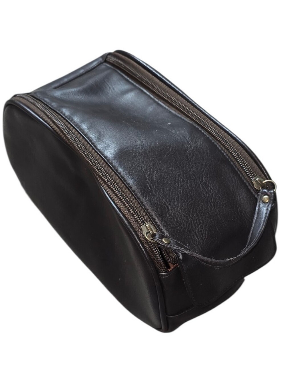 PotteryBarn Richmond Travel Faux Leather Toiletry Case Bag